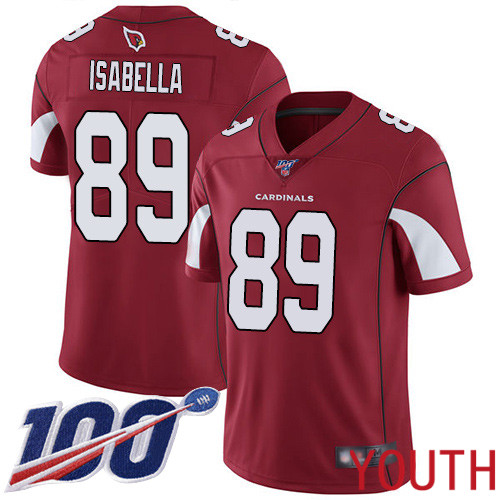 Arizona Cardinals Limited Red Youth Andy Isabella Home Jersey NFL Football 89 100th Season Vapor Untouchable